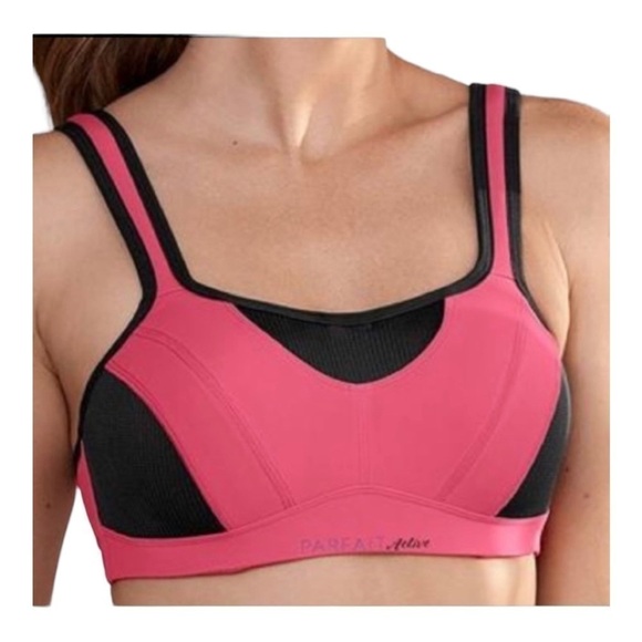 Parfait Active Underwire Sport Bra 36D Pink NEW Reposh NWT - Picture 1 of 7